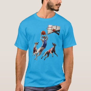 Greyhounds Playing basketball T-Shirt