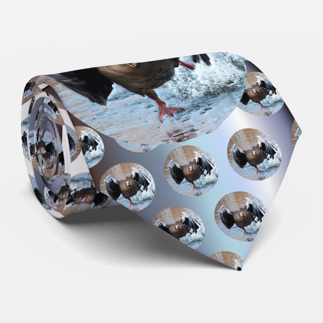 Greylag Goose on the Chase Tie (Rolled)