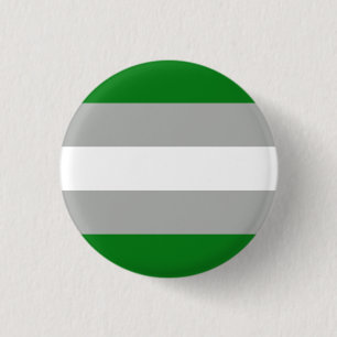 Greyromantic Pride Flag 3 Cm Round Badge