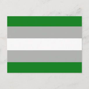 Greyromantic Pride Flag Postcard