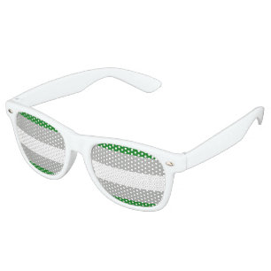 Greyromantic Pride Flag Retro Sunglasses