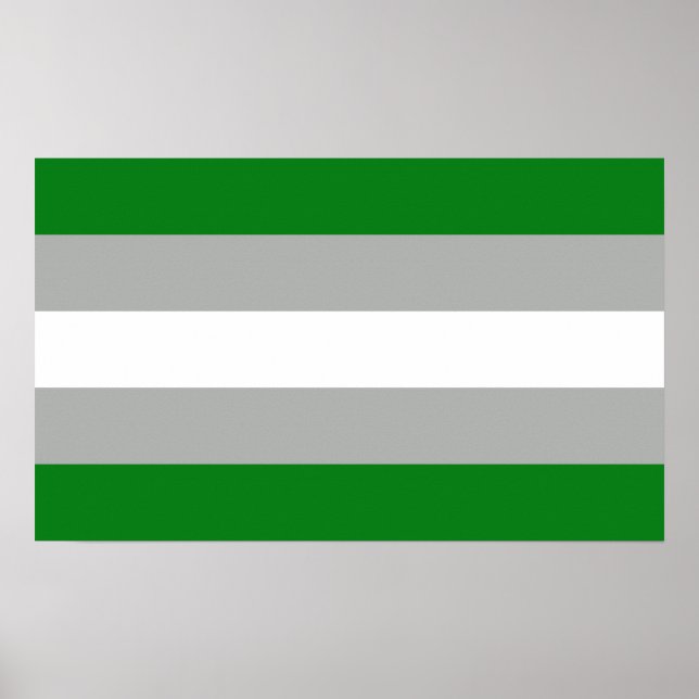 Greyromantic Pride Poster (Front)