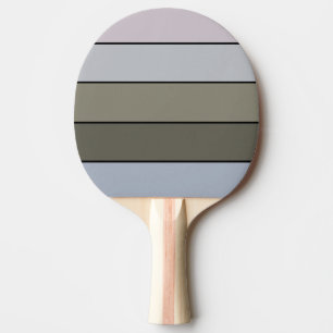 Greys Greens And Black Stripes On Watercolor Paper Ping Pong Paddle