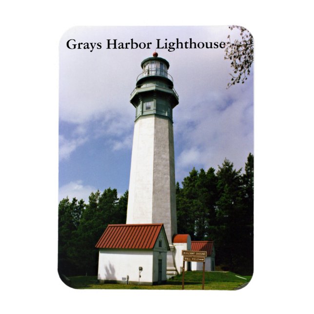 Greys Harbour Lighthouse, Washington Magnet (Vertical)