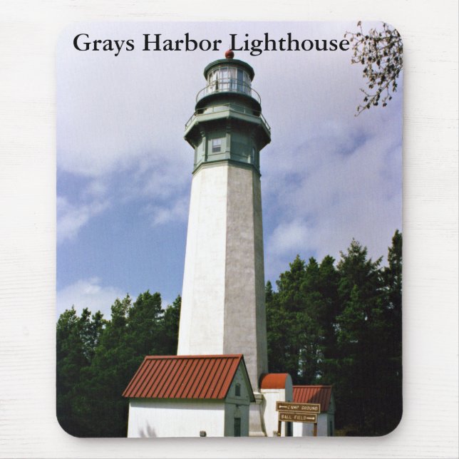 Greys Harbour Lighthouse, Washington Mousepad (Front)