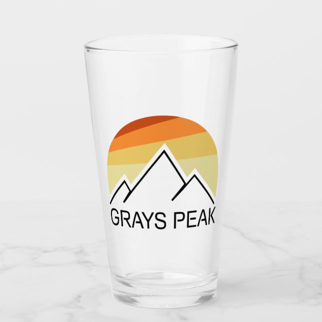 Greys Peak Retro Glass (Front)