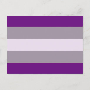 Greysexual Pride Flag Postcard