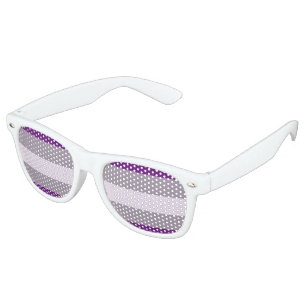 Greysexual Pride Flag Retro Sunglasses