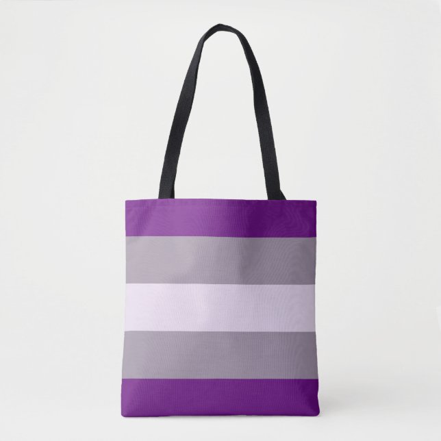 Greysexual Pride Flag Tote Bag (Front)