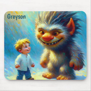 GREYSON ~ Halloween Monster ~ Mouse Pad