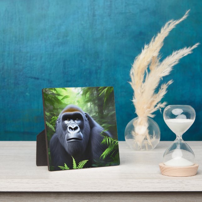 Greyson The Male Gorilla, Photo Plaque (Insitu)