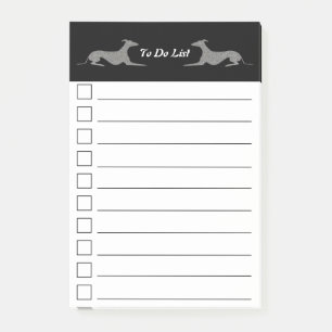 Greyt Greyhound To Do List Post-it Notes