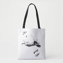 Greyt Life Greyhound Tote Bag