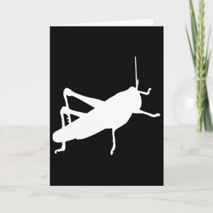 Grhopper Cricket - Insect Bug Cute Funny  Card