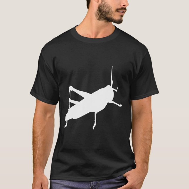 Grhopper Cricket - Insect Bug Cute Funny  T-Shirt (Front)