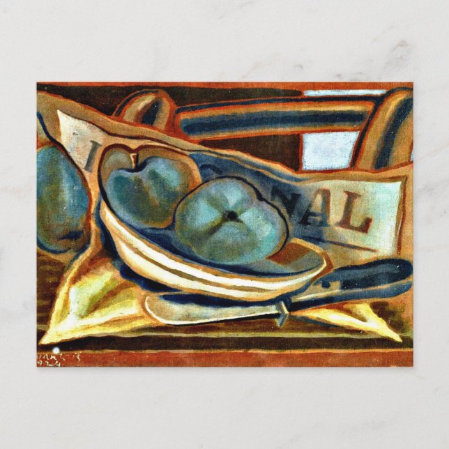 Gri - Apples, Still life art by Juan Gris Postcard (Front)