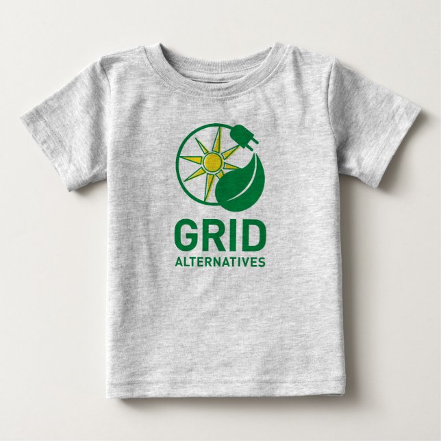 GRID Alternatives Onsie Baby T-Shirt (Front)