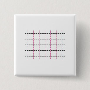 Grid-canvas for creative expression 15 cm square badge