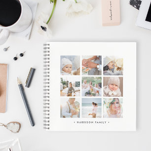 Grid Collage Photo Notebook