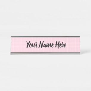 Grid Desk Name Plate