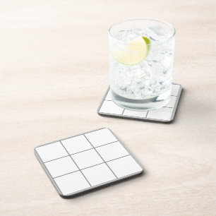 Grid Grey Coaster