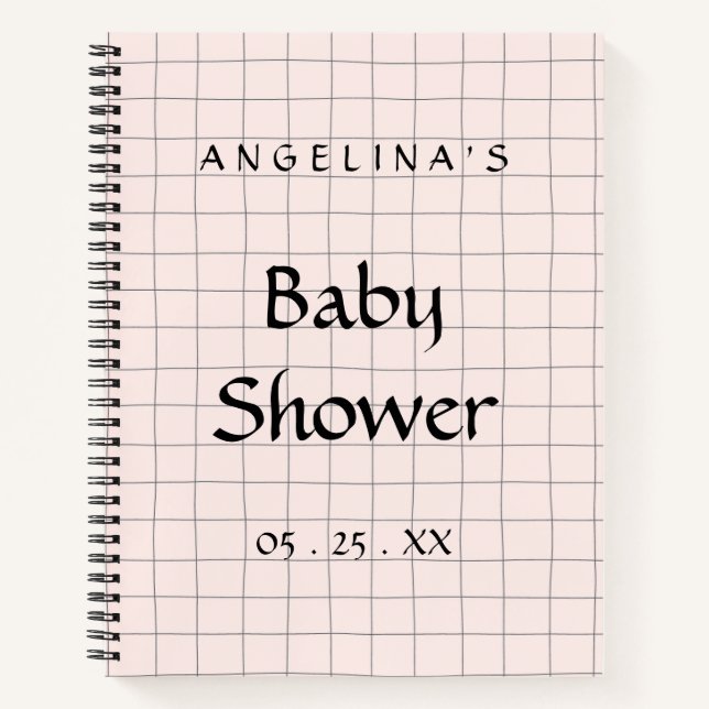 Grid line notebook (Front)