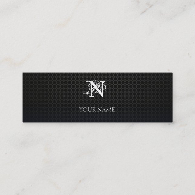 Grid Mini Business Card (Front)