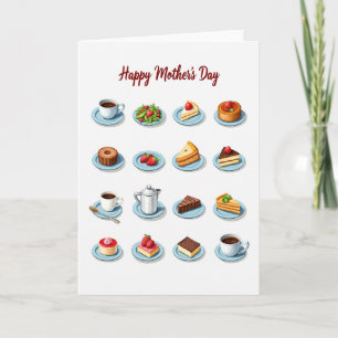 Grid Pastries Mothers Day Card