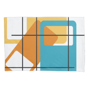 Grid Rectangles Pillowcase