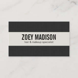 Grid & Scale Pattern Business Card