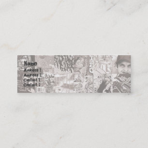Grid - Skinny Mini Business Card