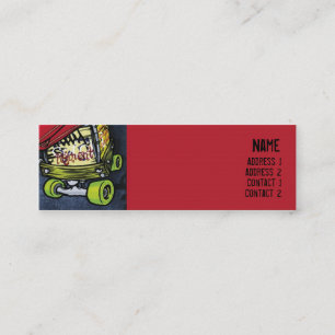 Grid - Skinny Mini Business Card