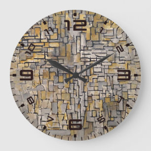 Grid Time Large Clock