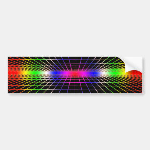 Grid To Eternity Bumper Sticker