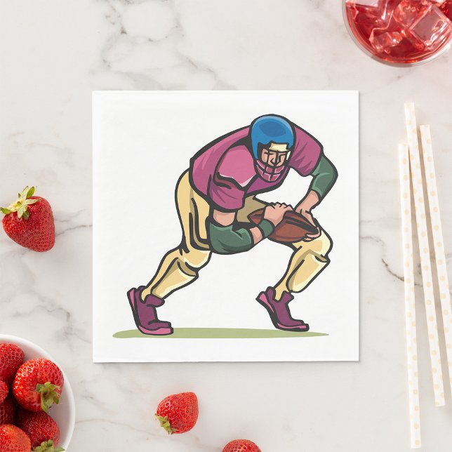 Gridiron Football Player Napkin (Creator Uploaded)