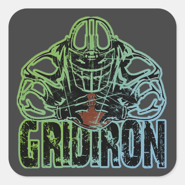 Gridiron Square Sticker (Front)