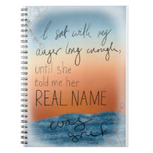 Grief and Anger Quote Floral Print