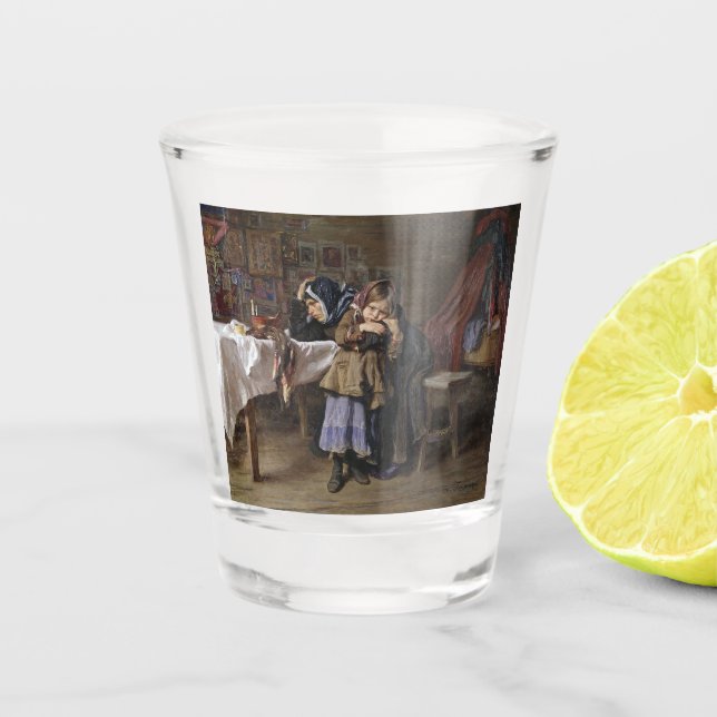 Grief and Mourning (Sympathy After Bereavement) Shot Glass (Front)