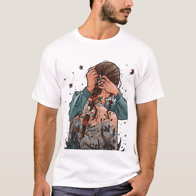 Grief Has Gentle Hands T-Shirt (Front)