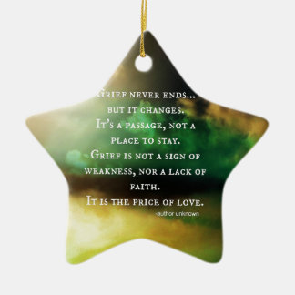 GRIEF never ends Ceramic Tree Decoration