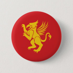 Griffin 6 Cm Round Badge