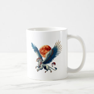 Griffin and Moon Coffee Mug