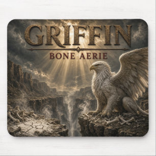 Griffin Bone Aerie Dark Realism Mouse Pad