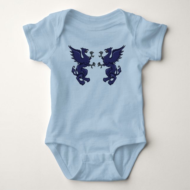Griffin Crest Baby Bodysuit (Front)