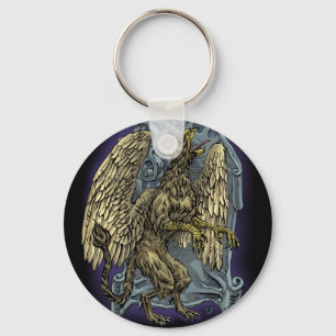 Griffin Crest Key Ring
