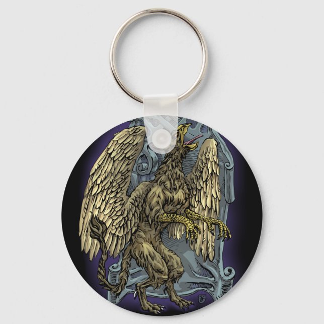Griffin Crest Key Ring (Front)