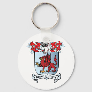 Griffin Crest Key Ring