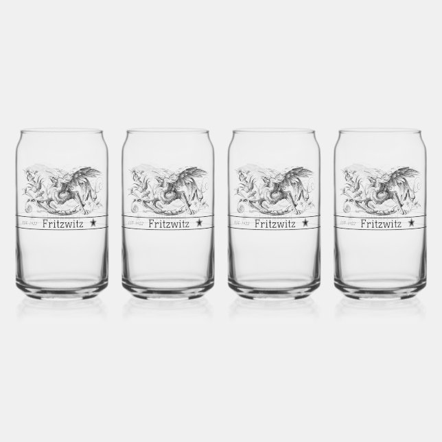 Griffin Drinking Glasses for Bar Establishments (Back)