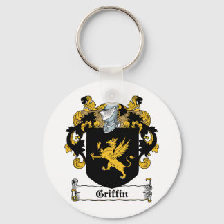Griffin Family Crest Key Ring