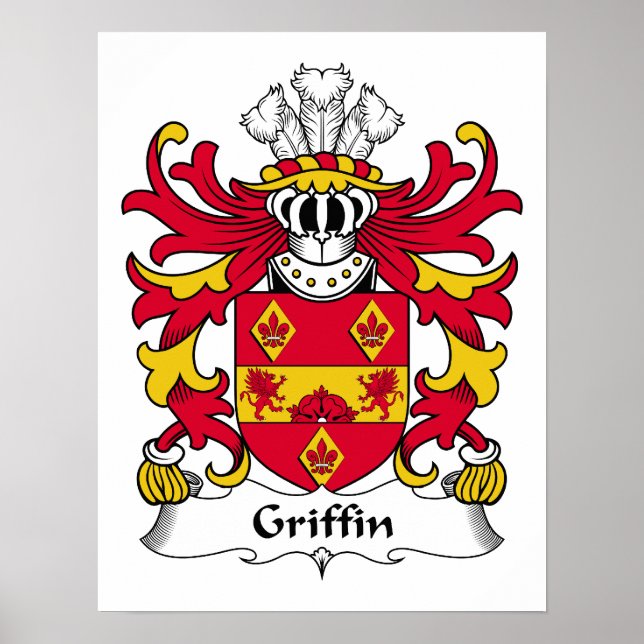 Griffin Family Crest Poster (Front)